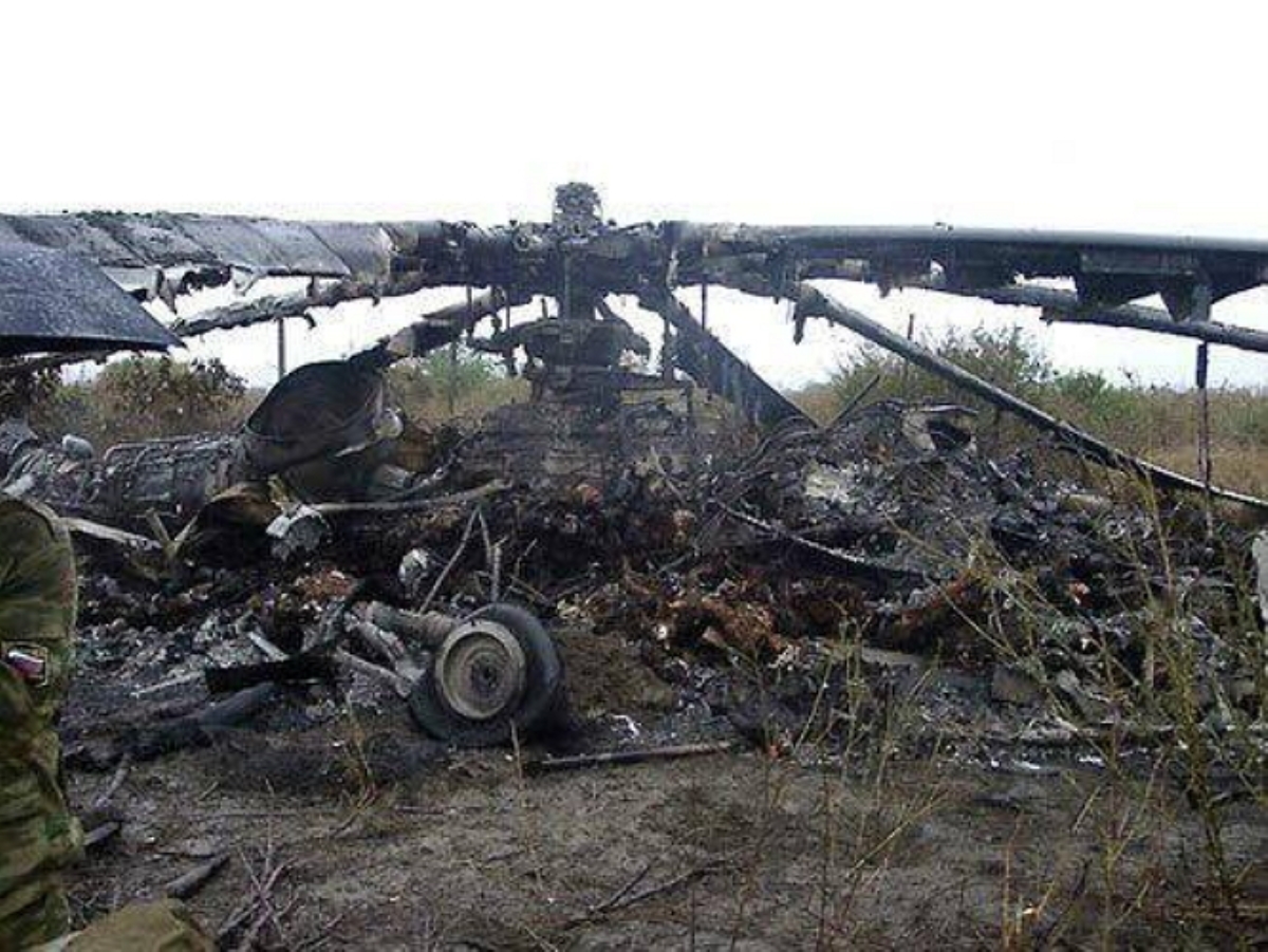 Под Славянском сбит украинский вертолет
