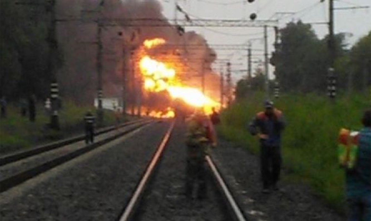 В Черкасской области взорвался вагон