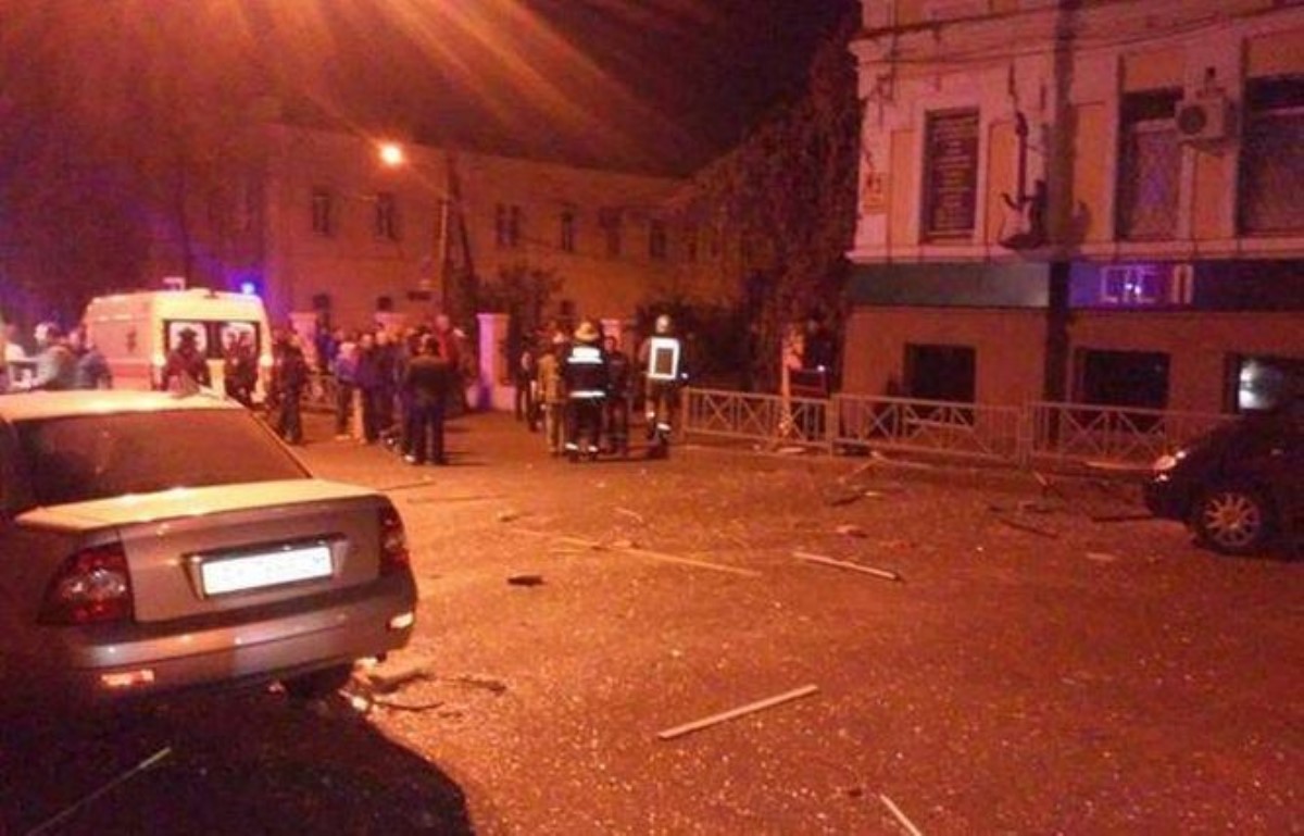 Взрыв в харьковском пабе: 8 раненых