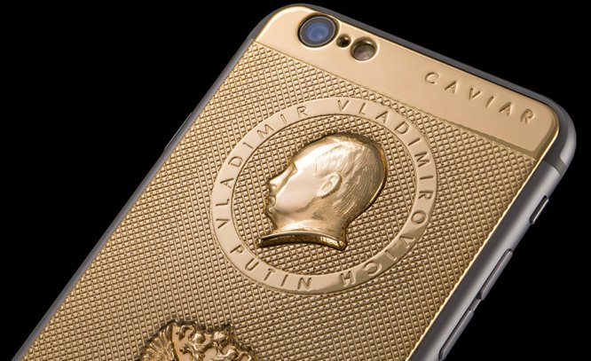 В сети можно купить золотой iPhone6 с ликом Путина