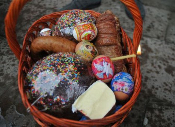 Пасхальный стол украинцев обеднел почти на 50%