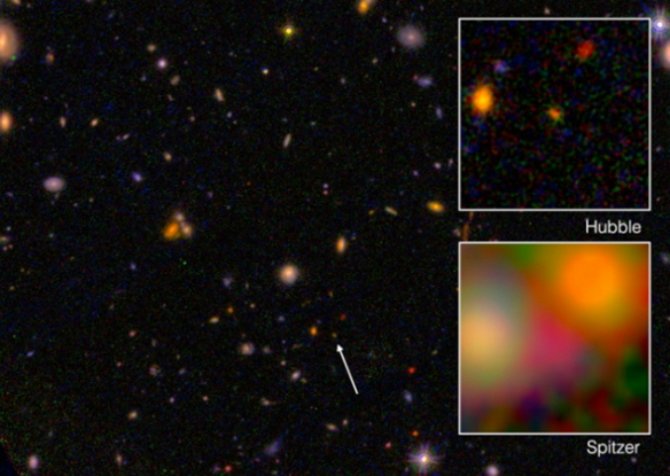 Астрономы обнаружили самую далекую от Земли галактику