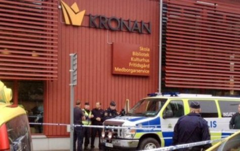 В Швеции вооруженный мечом мужчина в маске напал на школу, есть жертвы