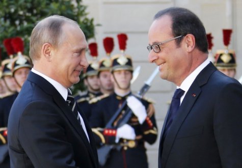 Олланд просит Путина создать большую коалицию для борьбы с ИГ