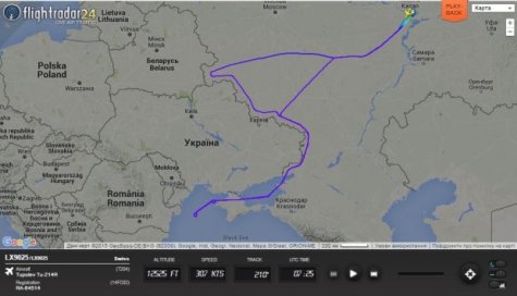 Самолет-разведчик РФ нарушил воздушное пространство Украины