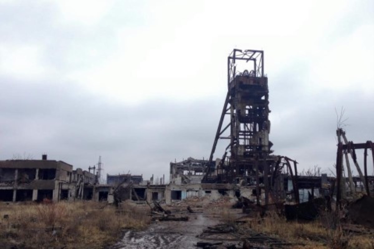 Как разрушена от обстрелов шахта "Бутовка"