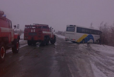 В Одесской области съехал с дороги рейсовый автобус "Кишинев – Киев"