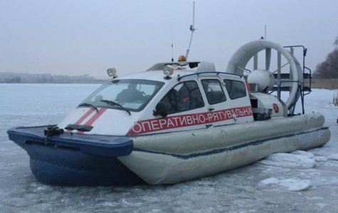 20 рыбаков были спасены с дрейфующей льдины на Каховском водохранилище