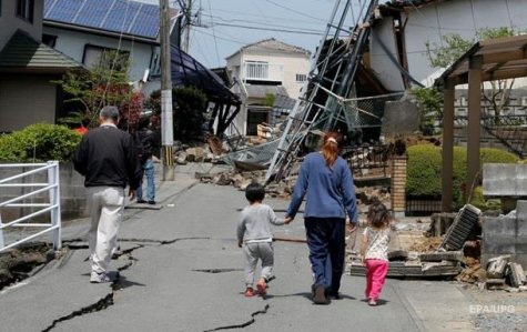 В результате сильного землетрясения в Японии пострадали более тысячи человек