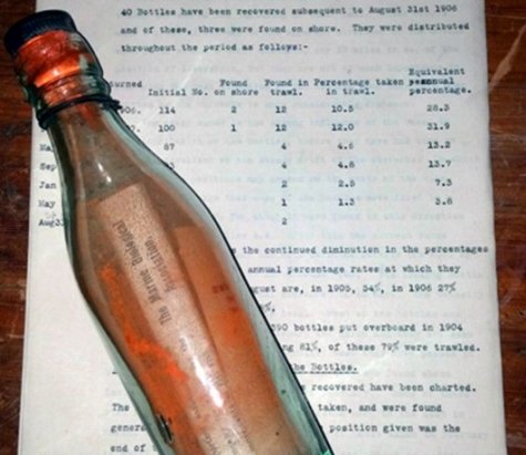 В Германии обнаружили самую старую бутылку с посланием внутри
