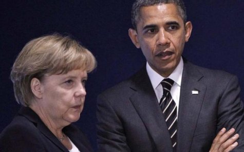 Меркель и Обама призвали выполнить Минские соглашения