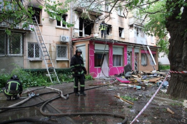 В Одессе взрыв в доме уничтожил семь квартир