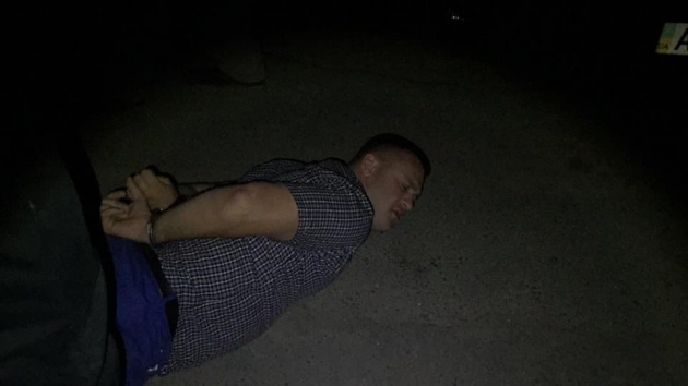 В Киеве ночью пьяный полицейский начальник катался на Range Rover