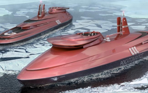 В России намерены создать группировку кораблей из боевых ледоколов