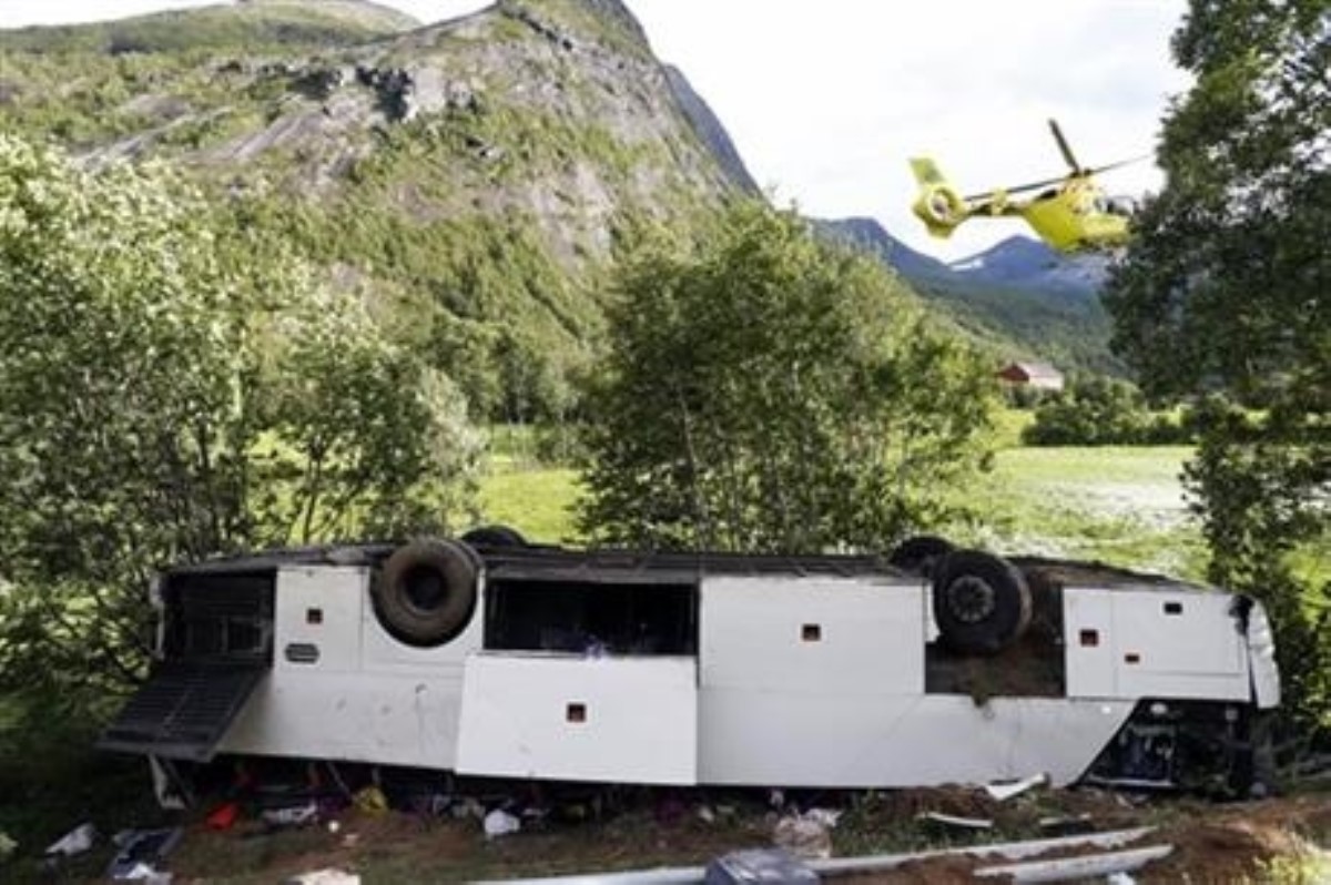 Количество пострадавших украинцев в ДТП в Норвегии увеличилось до 20 человек