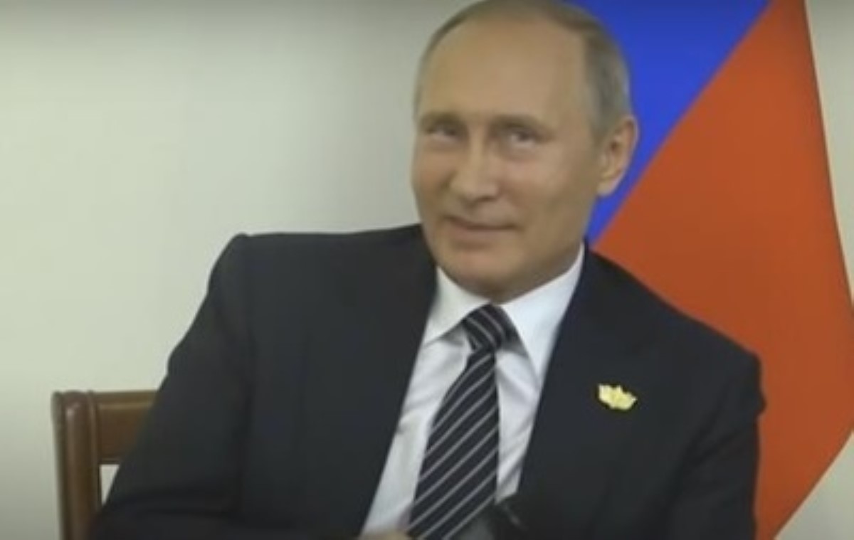 Во время выступления Путина отключили свет