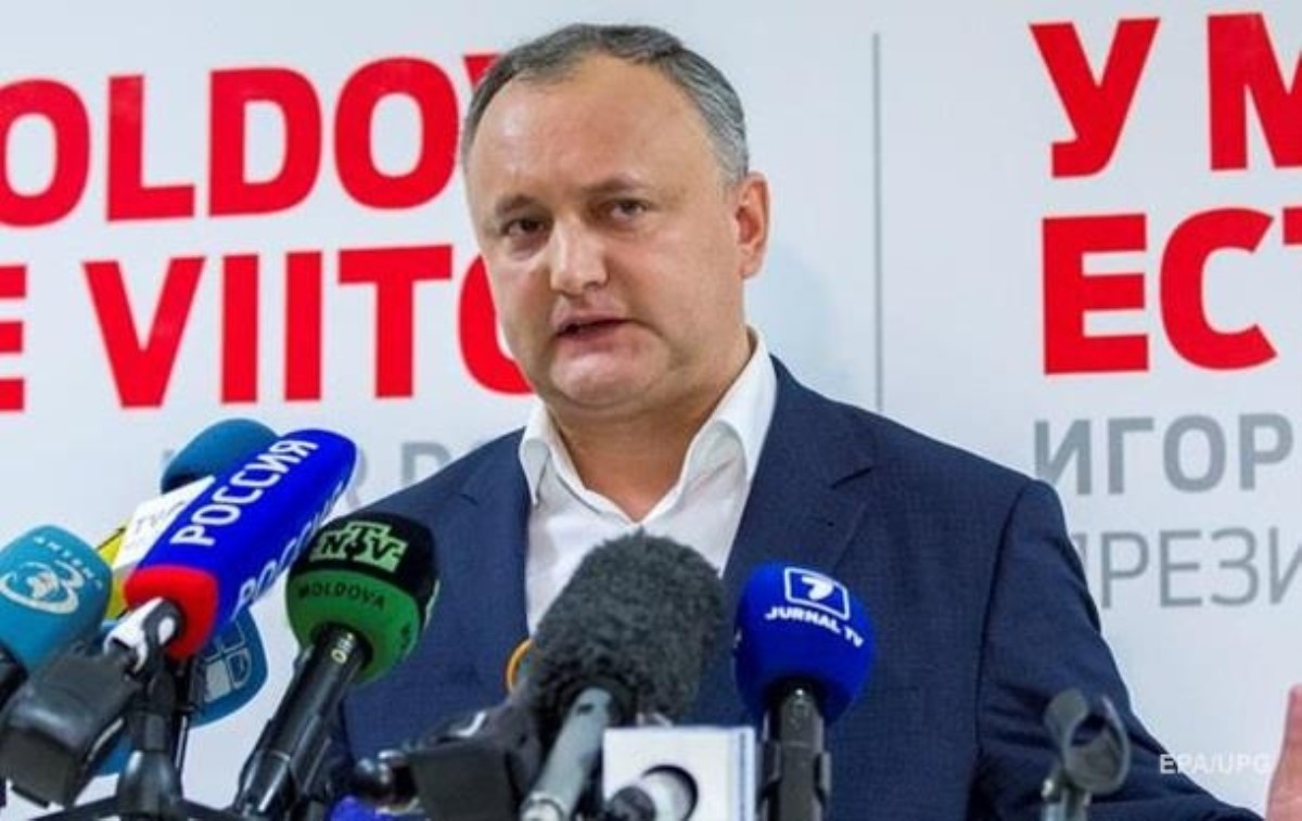 Социалист Додон объявил о своей победе на выборах в Молдове