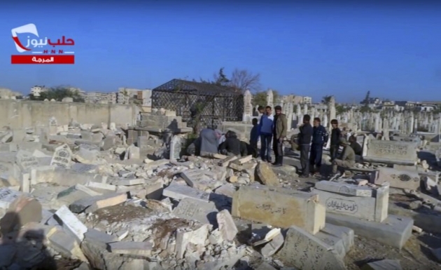Места на кладбище в Алеппо закончились