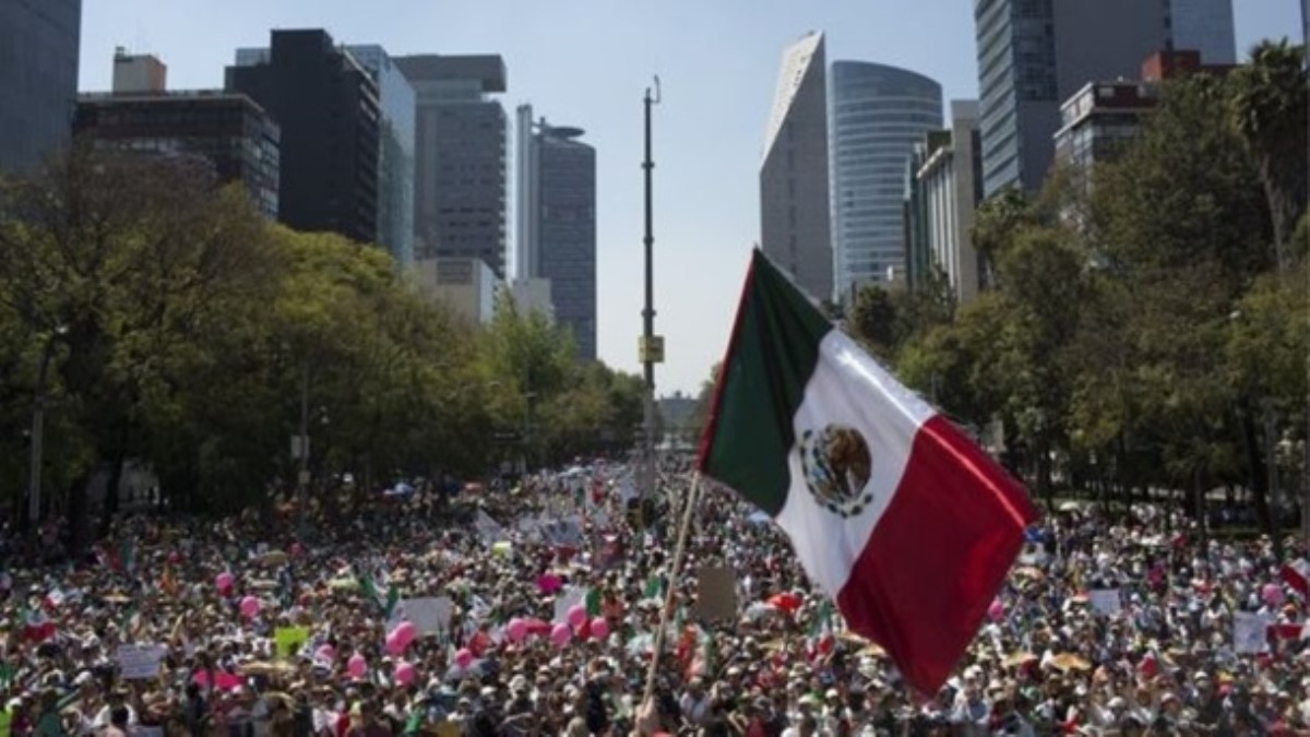 В Мексике состоялись массовые протесты против Трампа