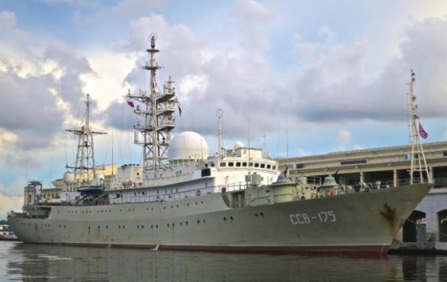 Разведывательный корабль РФ был обнаружен у восточного побережья США