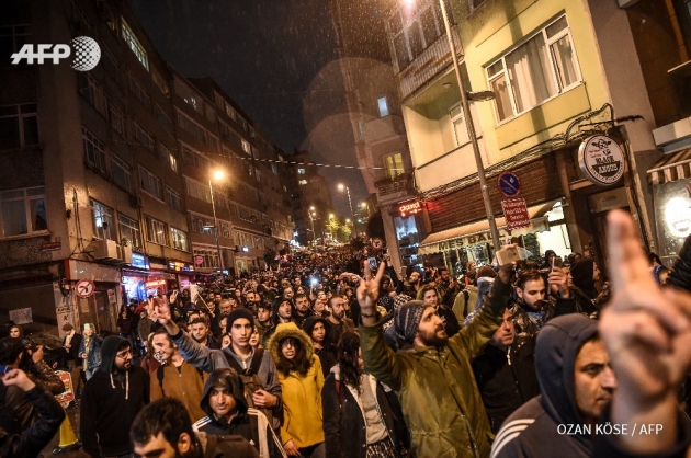 В Турции протестовали против результатов референдума