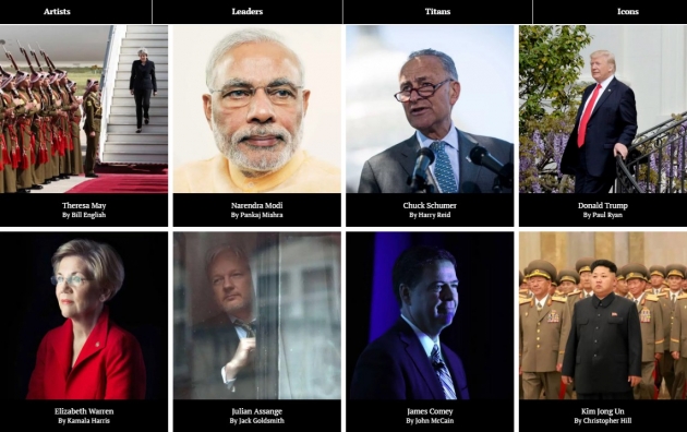 Time назвал имена 100 самых влиятельных людей года