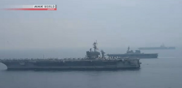 Авианосцы США покинули побережье Северной Кореи