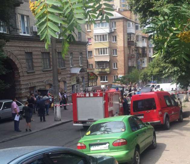 У центрі Києва стався вибух
