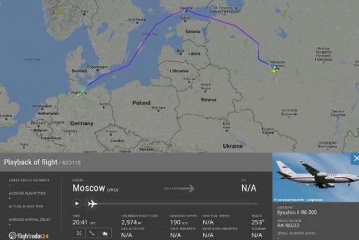 Путин удивил сеть параноидальным перелетом из Москвы в Гамбург