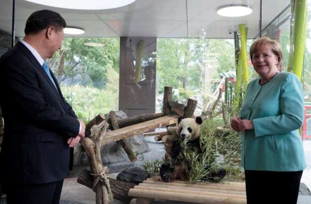 Зоопарк Берлина показал арендованных за миллион евро в год панд