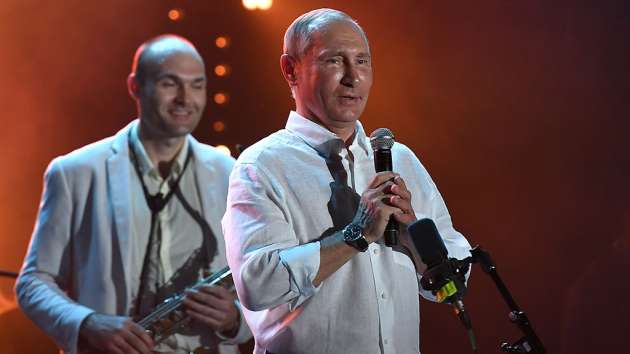Путин выступил со сцены джазового фестиваля в оккупированном Крыму