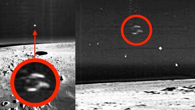 Орбитальный аппарат NASA запечатлел НЛО на Луне