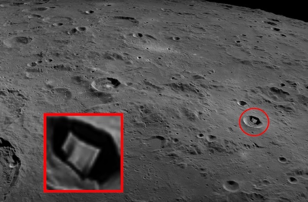 На Луне заметили странную двухкилометровую структуру