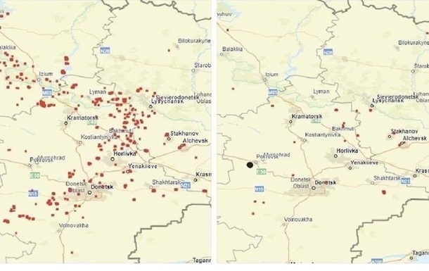 Количество обстрелов на востоке Украины сократилось в десятки раз