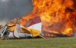 В Венгрии самолет приземлился с горевшим двигателем