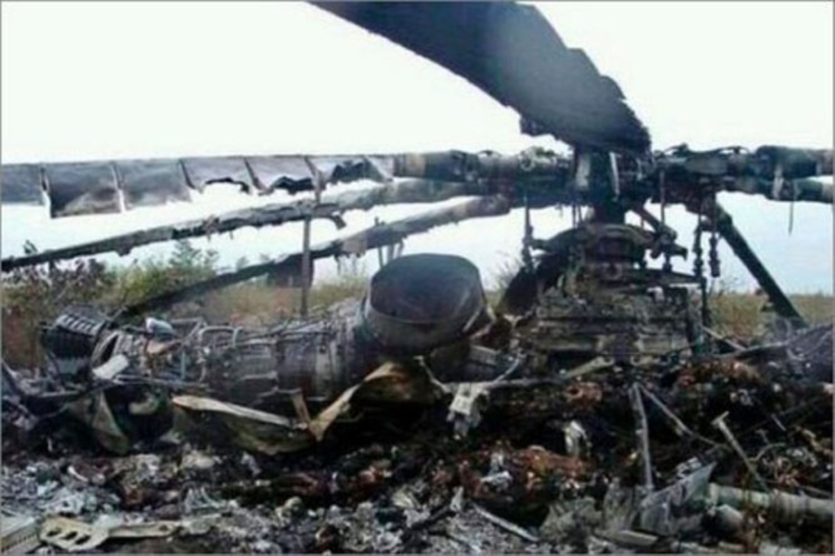 Славянск: как боевики сбили военный вертолет