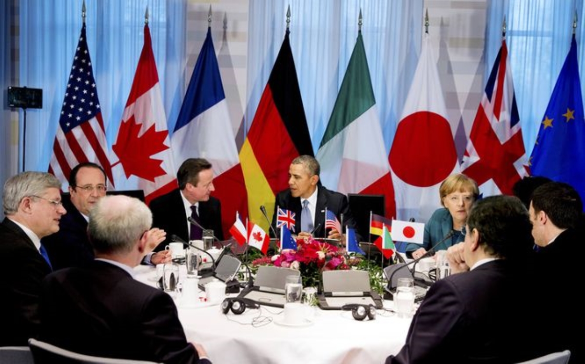В G7 назвали сдержанными действия сил АТО на Донбассе
