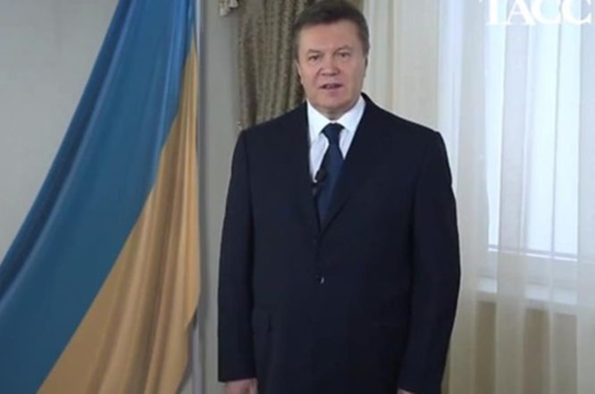 Янукович обратился с видеообращением по поводу выборов президента в Украине