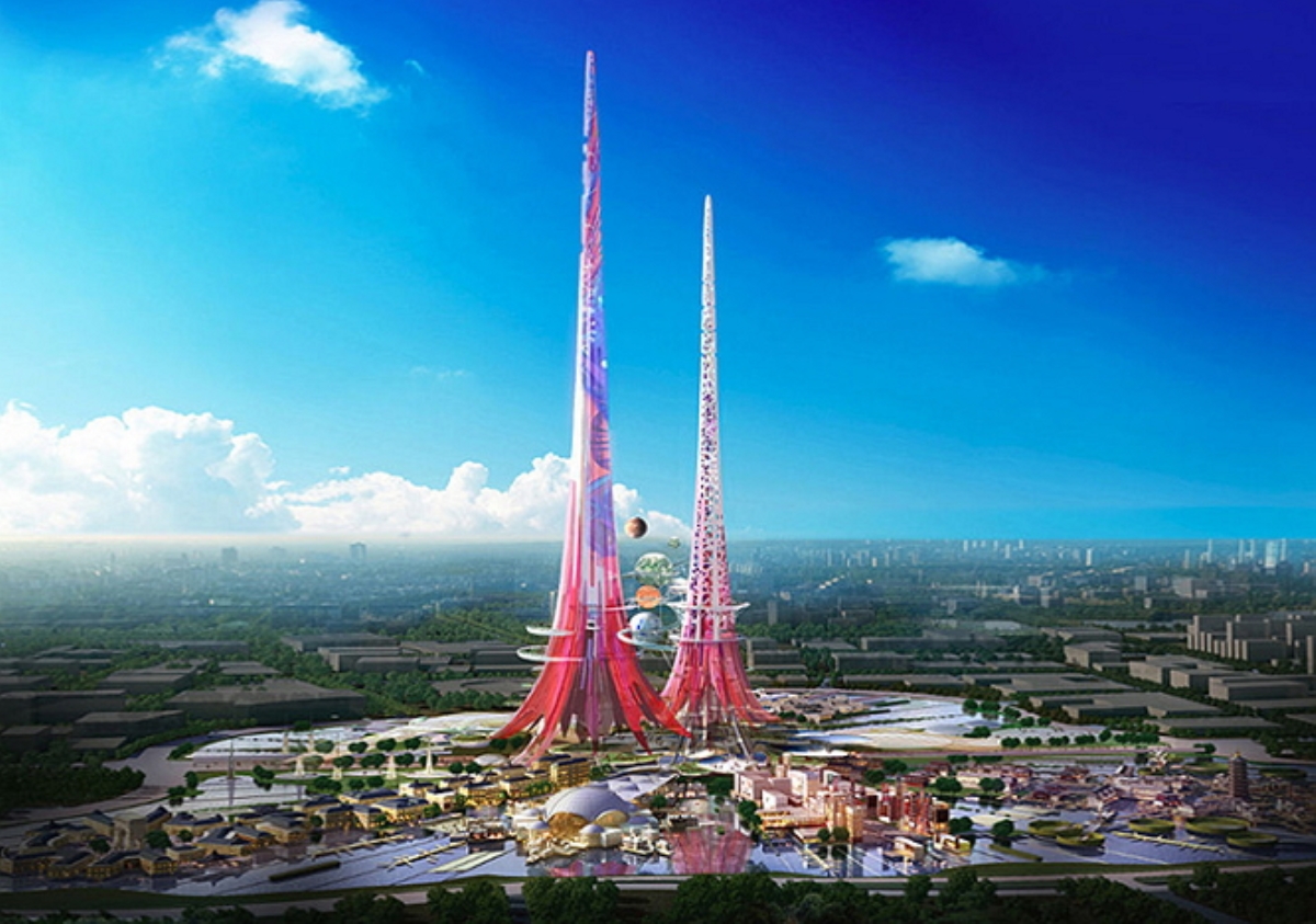 В Китае собираются строить километровые небоскребы
