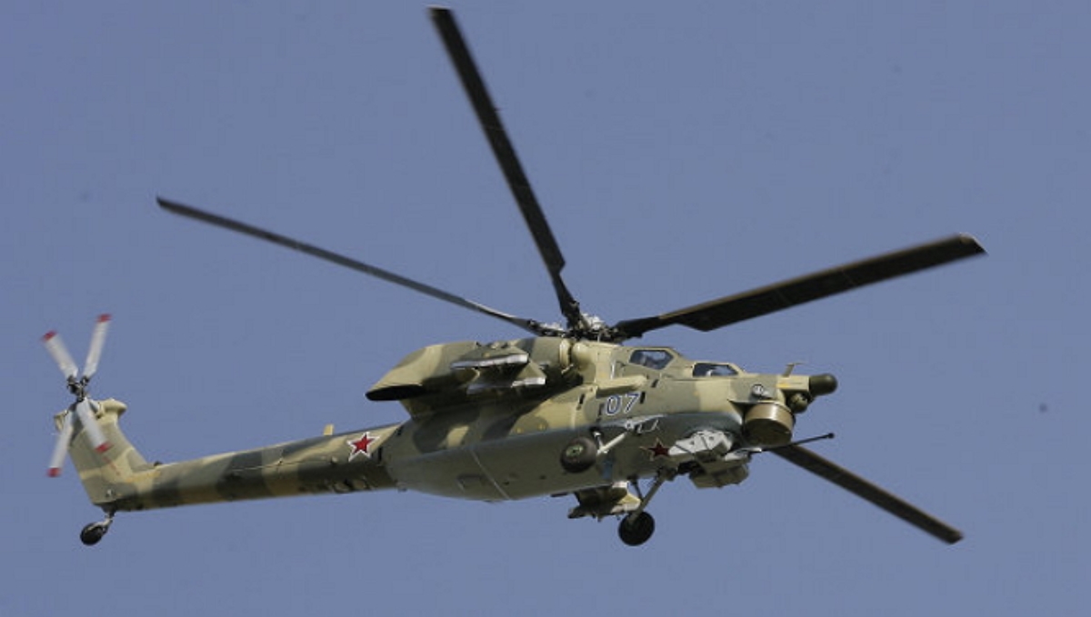 Вертолет РФ вновь нарушил воздушное пространство Украины