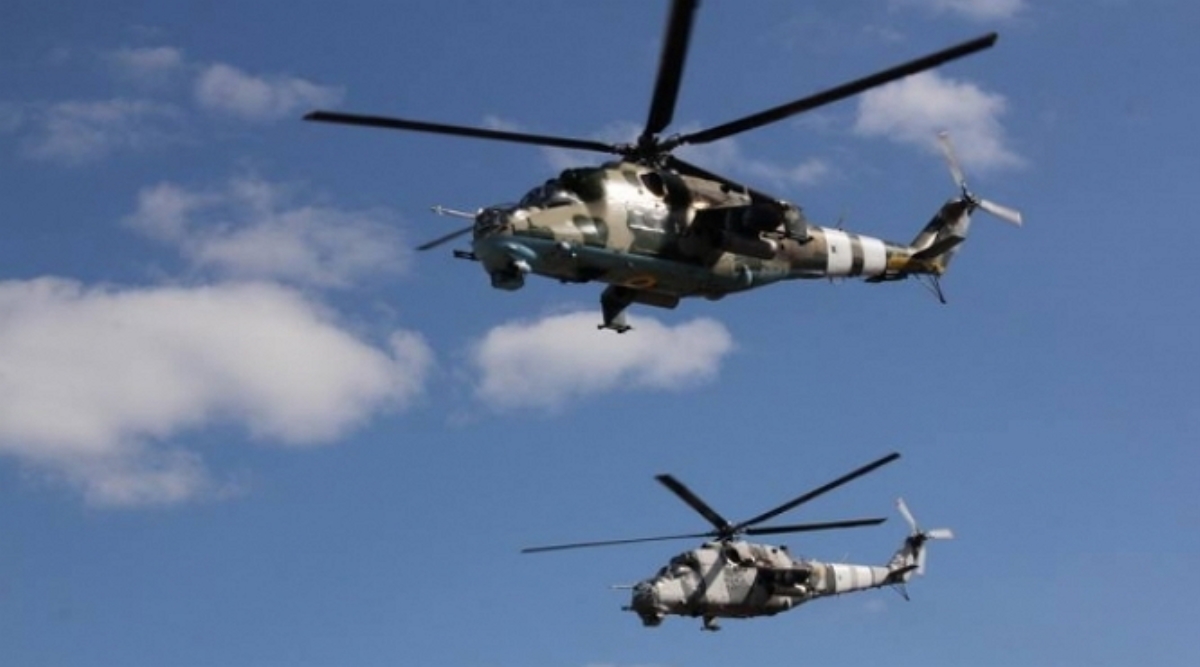 Военные вертолеты РФ вновь вторглись в воздушное пространство Украины