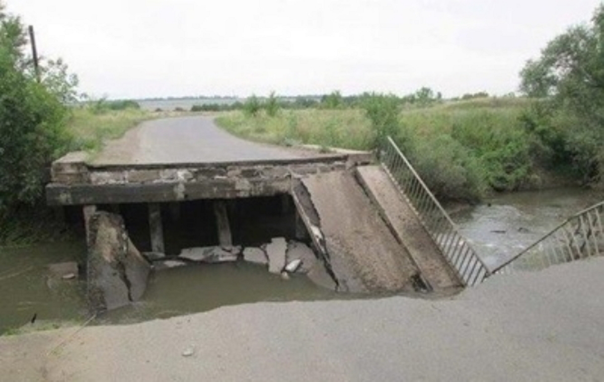 Ущерб от повреждения дорог на востоке Украины составляет около 1,9 миллиардов гривен