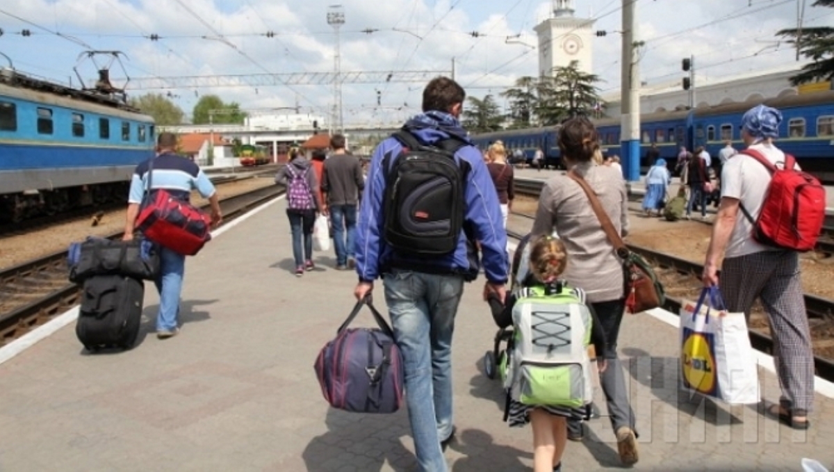 В Киев переехали более 13 тыс. беженцев с Донбасса и Крыма