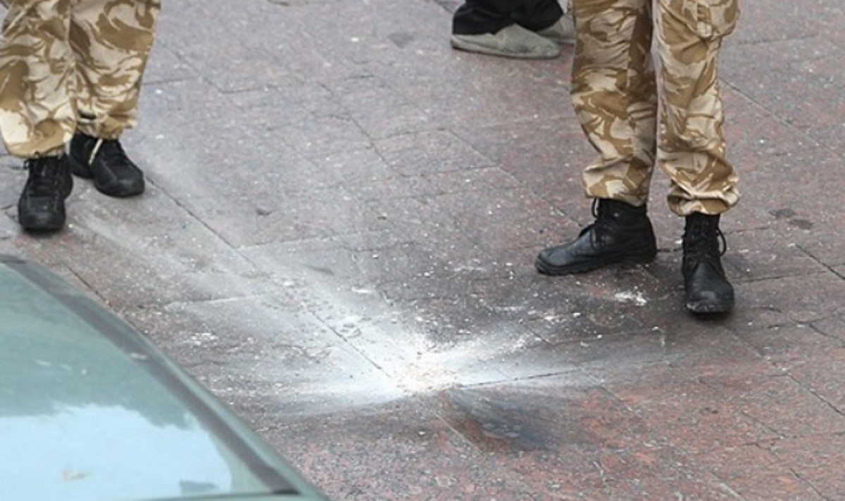 В милиции рассказали детали инцидента со взрывом возле Украинского дома в Киеве