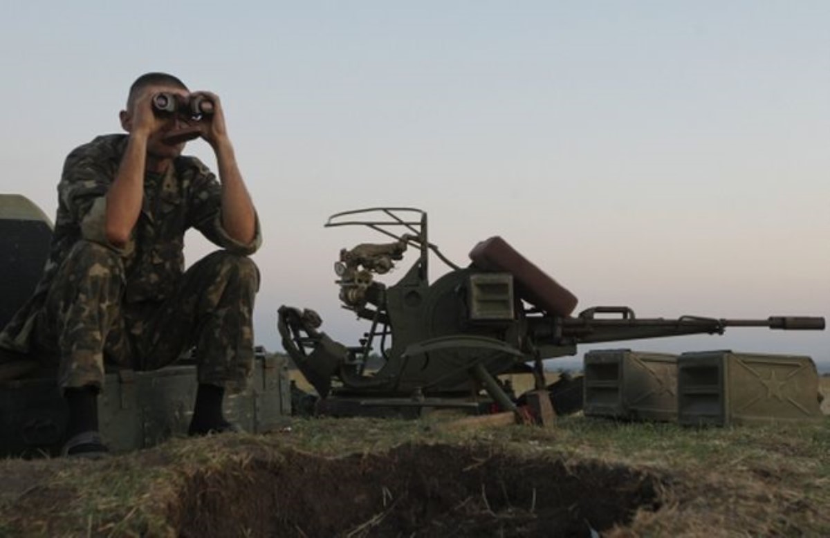 В Луганске военнослужащие АТО уничтожили значительную группировку террористов