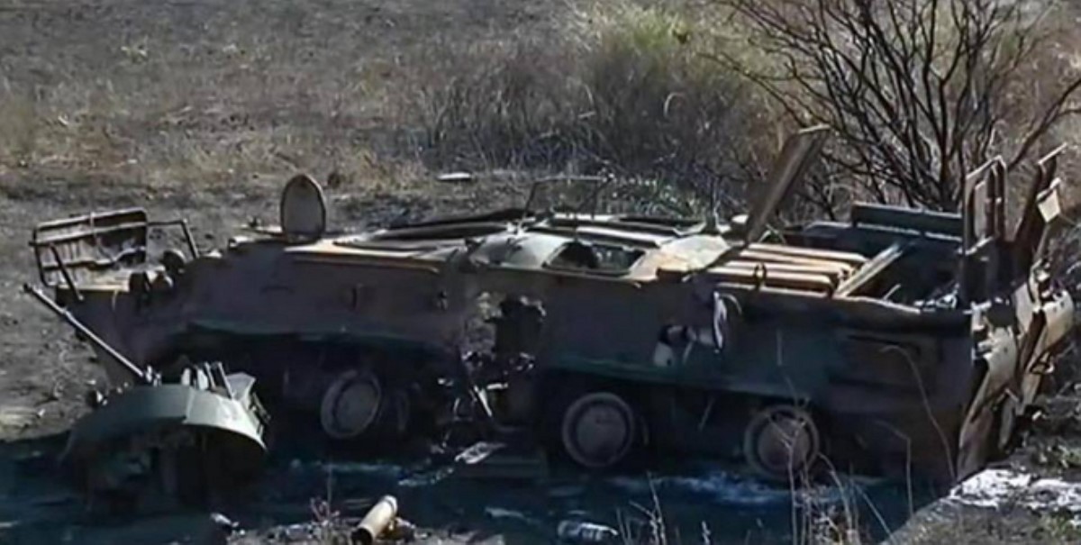 Силы АТО уничтожили новейший российский БТР-82