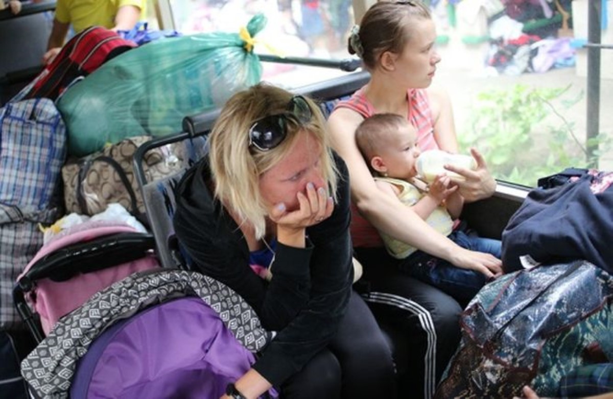 В России рассказывают о 390 тысячах украинских беженцах