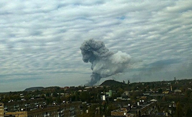 Взрыв на химзаводе в Донецке произошел по вине террористов - СНБО