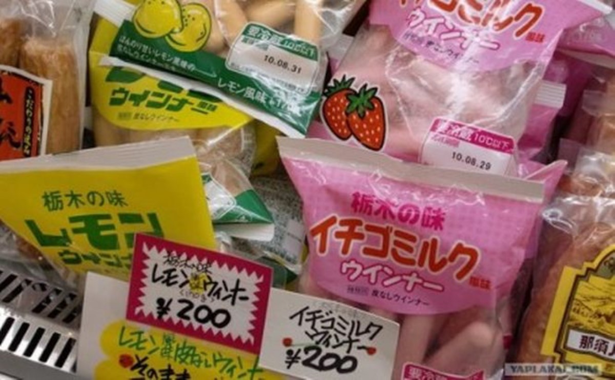 В Японии создали фруктовые сосиски