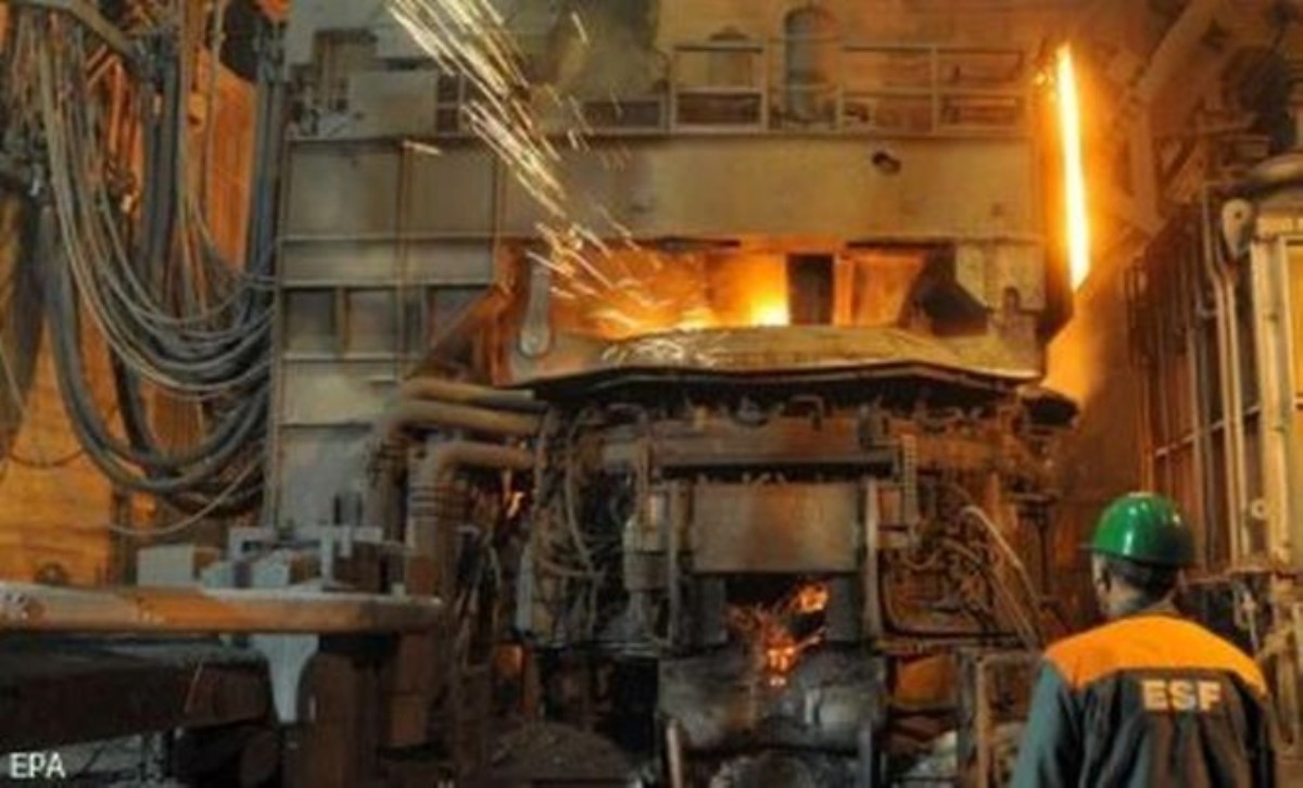 В Украине на 16% сокращено производство стали